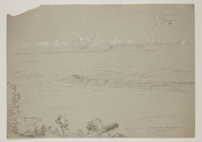 Lake Yverdon or Neuchatel from the Hill Chaumont, Switzerland, 1841 by Thomas Cole