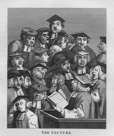 The Lecture, 1808, 1827 by Thomas Cook