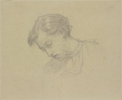 Head of a Young Man by Thomas Couture