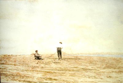 Mending the Net by Thomas Cowperthwait Eakins