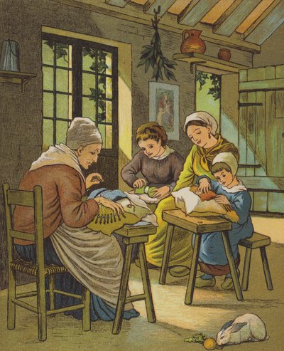 Caen: the Lacemakers by Thomas Crane