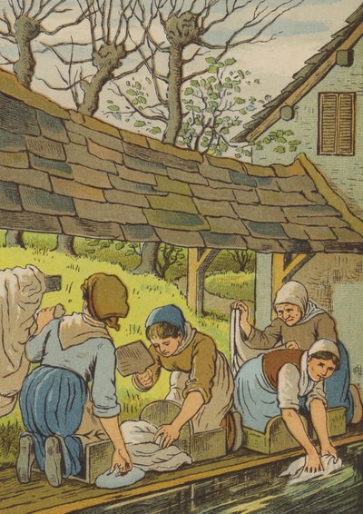 Caen: the washerwomen by Thomas Crane