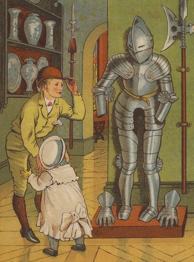 Paris: The man in armour at the Musee de Cluny by Thomas Crane