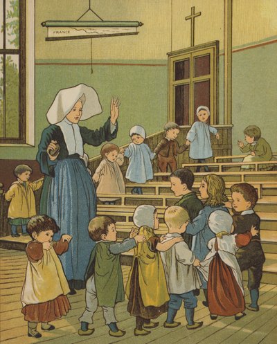 Rouen: School Drill by Thomas Crane