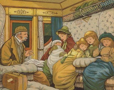 The night journey to Calais by Thomas Crane