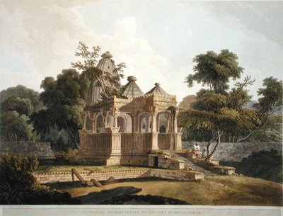 An Ancient Hindoo Temple in the Fort of Rotas, Bahar, plate 12 from 