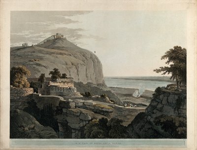 N.W. View of Rotas Ghur, Bahar by Thomas Daniell