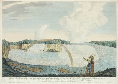 An East View of the Great Cataract of Niagara, engraved by J. Fougeron, c.1763-68 by Thomas Davies