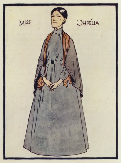 Miss Ophelia, a Character from Uncle Tom