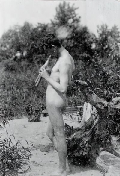 Standing Piper Study for Arcadia, c. 1883 by Thomas Eakins