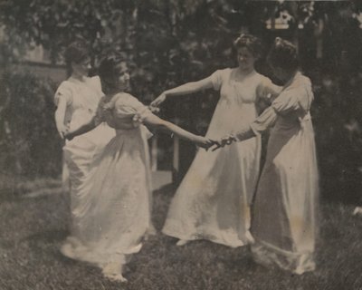 Susan Hannah Macdowell, Unidentified Girl, Elizabeth Macdowell, and Possibly Mary Macdowell by Thomas Eakins