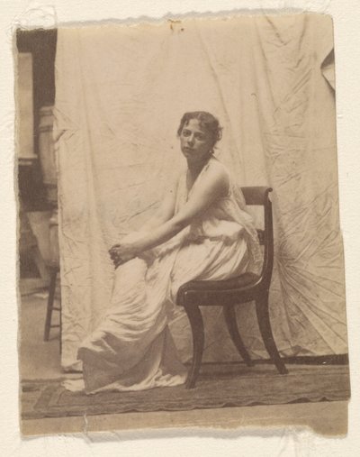 Weda Cook in Classical Costume in Eakins