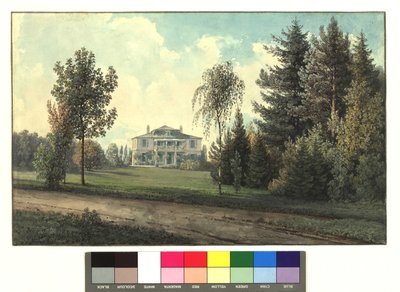 Villa on Grünberg in Obermeidling (12th district, Tivoligasse 75, CN 32) by Thomas Ender