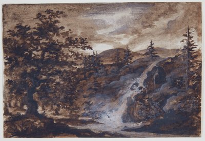 Landscape with Cliffs, Trees, and a River by Thomas Fearnley