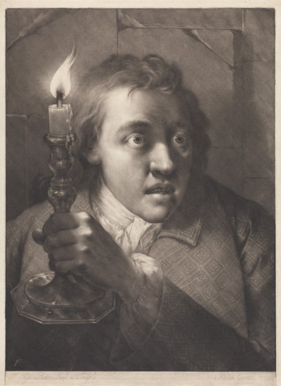Man Holding a Candle by Thomas Frye