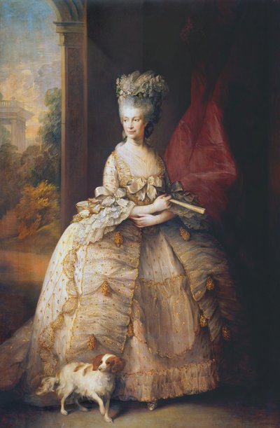Charlotte of Mecklenburg-Strelitz, Queen of the United Kingdom by Thomas Gainsborough