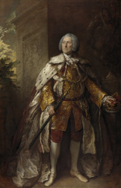 John Campbell, 4th Duke of Argyll, about 1693 - 1770. Soldier by Thomas Gainsborough
