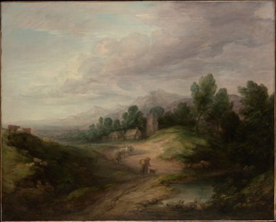 Wooded Upland Landscape by Thomas Gainsborough