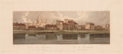 A Selection of Twenty of the Most Picturesque Views in Paris: View of the Pantheon by Thomas Girtin