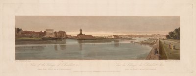 A Selection of Twenty of the Most Picturesque Views in Paris: View of the Village of Chaillot, &c Taken from Pont de la Concorde by Thomas Girtin