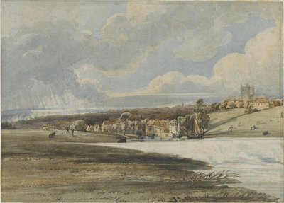 Exeter from Trew’s Weir by Thomas Girtin