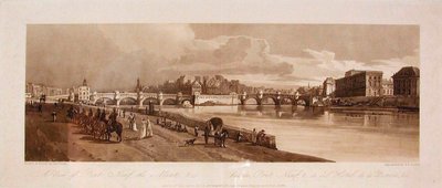 View of the Pont Neuf, the Mint, etc. by Thomas Girtin
