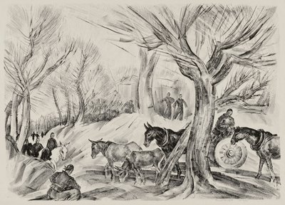 Landscape with Figures by Thomas Handforth