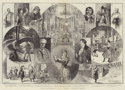 Christmas at the Theatres by Thomas Harrington Wilson