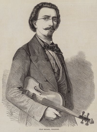Jean Becker, Violinist by Thomas Harrington Wilson