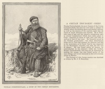 Nicolas Christodoulaki, a Chief of the Cretan Insurgents by Thomas Harrington Wilson