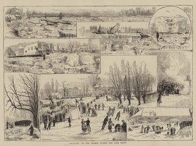 Sketches on the Thames during the Late Frost by Thomas Harrington Wilson