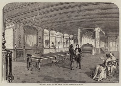 The Grand Saloon of the Great Eastern Steam-Ship by Thomas Harrington Wilson