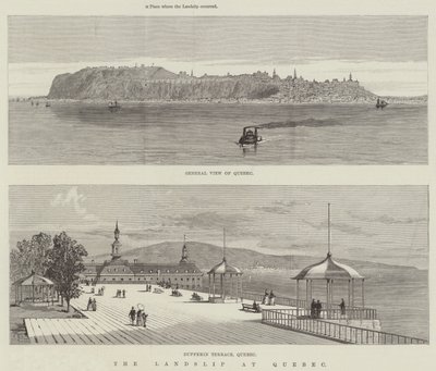 The Landslip at Quebec by Thomas Harrington Wilson