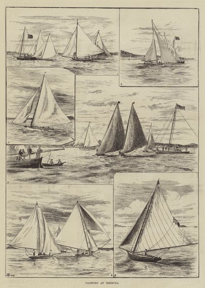 Yachting at Bermuda by Thomas Harrington Wilson