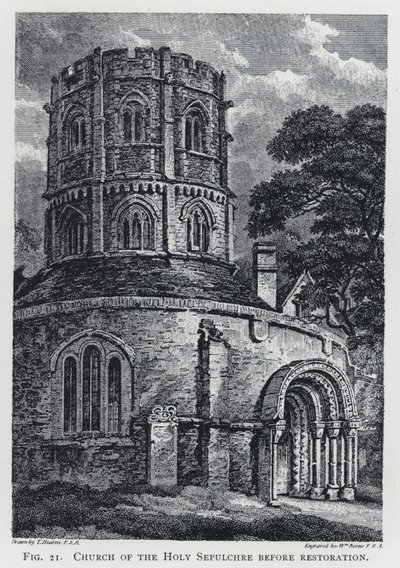 Church of the Holy Sepulchre (Before Restoration) by Thomas Hearne