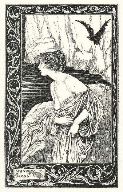 Ariadne at Naxos by Thomas Heath Robinson