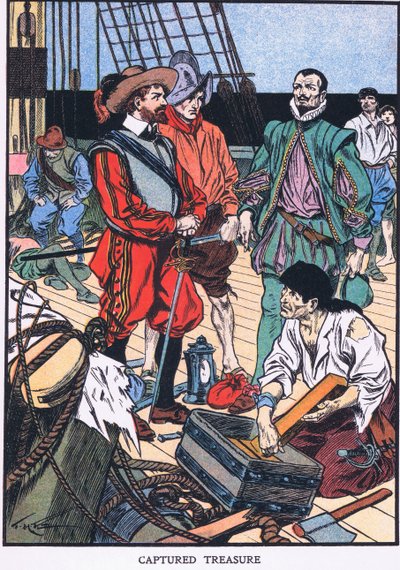 Captured Treasure by Thomas Heath Robinson