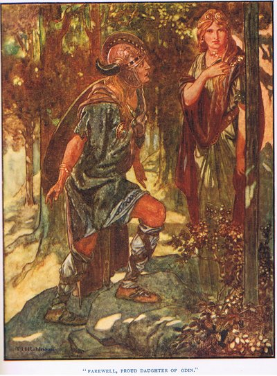 Farewell proud daughter of Odin by Thomas Heath Robinson