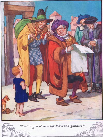 First if you please, my thousand guilders by Thomas Heath Robinson