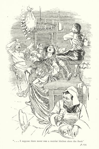 Illustration for A Sentimental Journey by Laurence Sterne by Thomas Heath Robinson