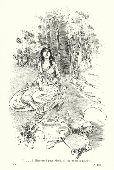 Illustration for A Sentimental Journey by Laurence Sterne by Thomas Heath Robinson