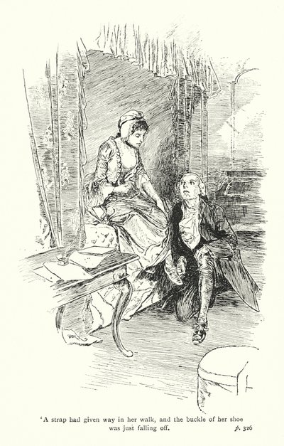 Illustration for A Sentimental Journey by Laurence Sterne by Thomas Heath Robinson