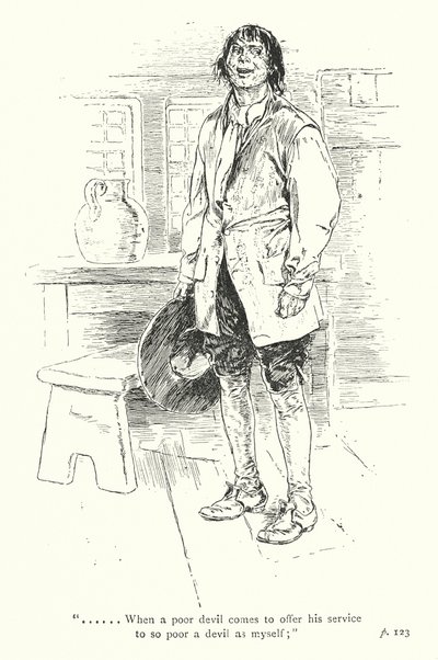 Illustration for A Sentimental Journey by Laurence Sterne by Thomas Heath Robinson