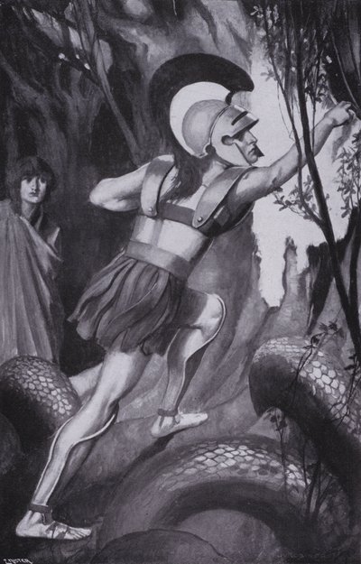 Jason Leapt Forward and Tore the Fleece from Off the Tree-Trunk by Thomas Heath Robinson