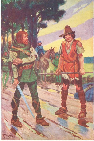 "Not I," Returned the Beggar. "The Fight Was None of My Choosing". by Thomas Heath Robinson