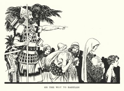 On the Way to Babylon by Thomas Heath Robinson