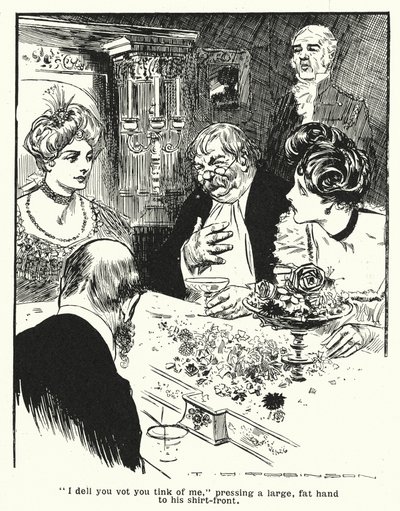 Professor explaining his invention, the Thoughtograph by Thomas Heath Robinson