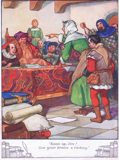 "Rouse Up Sirs! Give Your Brains a Racking". by Thomas Heath Robinson