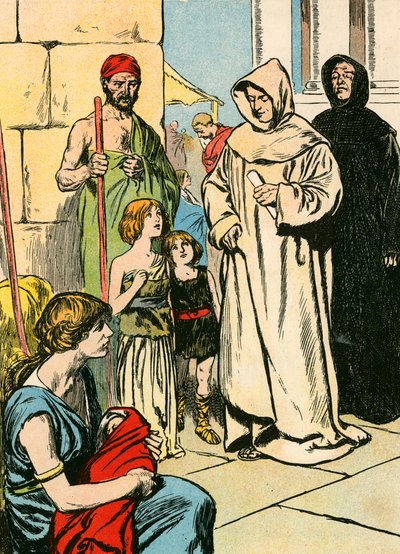 The English Prisoners at Rome by Thomas Heath Robinson