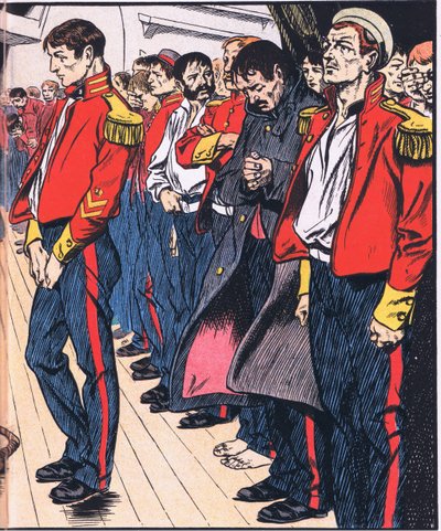 The heroes of the Birkenhead by Thomas Heath Robinson